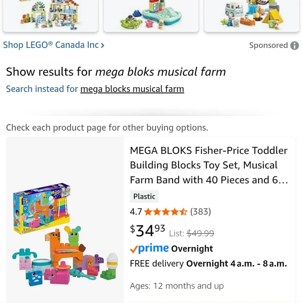 Mega Blocks Musical Sets - Picture 3 of 3